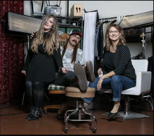 Anna, Christian, Allison Griessel in the studio. ?? : Kathleen Dreier