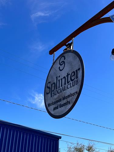 Splinter Social Club Sign