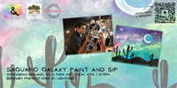Saguaro Galaxy Paint and Sip at Screwbean Brewing