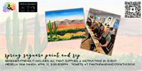 Spring Saguaro Paint and Sip at Medella Vina Ranch