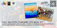 Paint and Pints BICAS Art Fundraiser at Dragoon Brewing