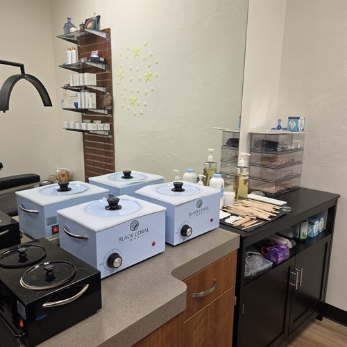 Wax pots and supplies