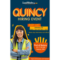 LambWeston - Quincy Hiring Event
