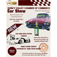 2024 Quincy Valley Chamber of Commerce Car Show