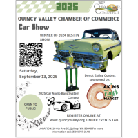 2025 Quincy Valley Chamber of Commerce Car Show