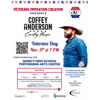 Veterans Operation Creation Presents: Veterans Day Concert Featuring Coffey Anderson