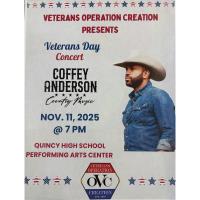Veterans Operation Creation Presents: Veterans Day Concert Featuring Coffey Anderson