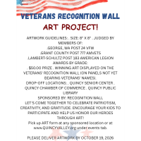 Veterans Recognition Wall - Kids Art Program 2026