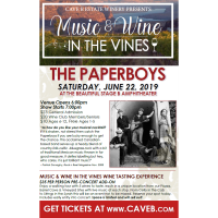 Music & Wine in the Vines featuring "The Paperboys"
