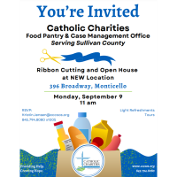 Ribbon Cutting & Open House - Catholic Charities' Monticello Food Pantry & Case Management Office