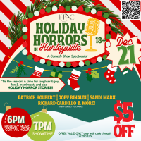 “Holiday Horrors in Hurleyville” Comedy Show