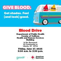 Blood Drive June 27th Dept. Public Health Liberty