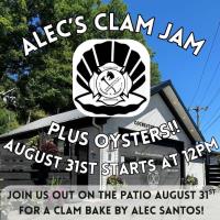 Clam & Oyster Jam at the Cochecton Fire Station - Sunday, August 31st - Labor Day Weekend!