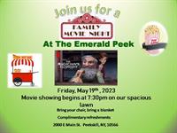 The Emerald Peek Family Movie Nightt