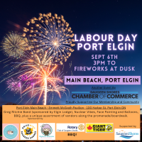 Labour Day Fireworks - Port Elgin