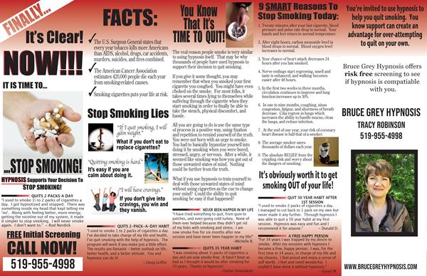Bruce Grey Hypnosis Stop Smoking Program