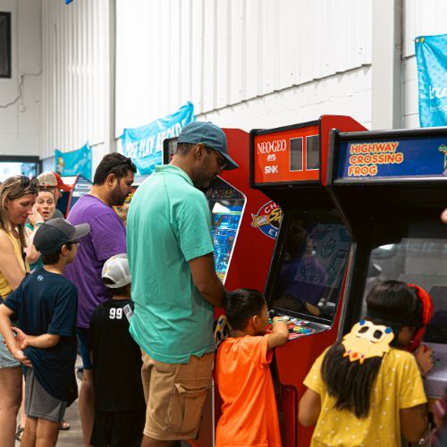 Retro gaming arcade
