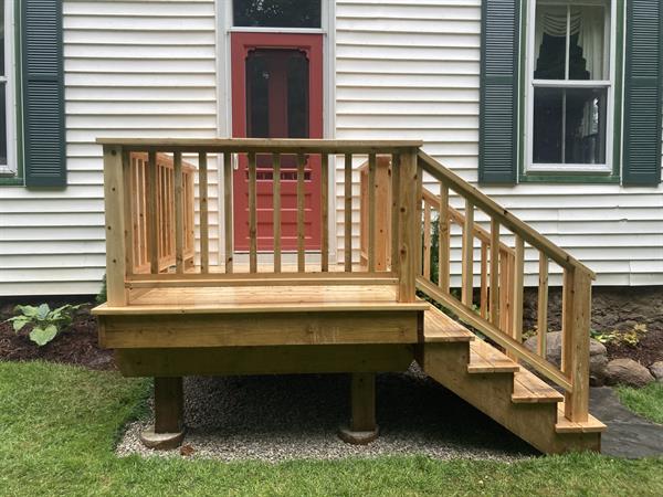 Cedar deck