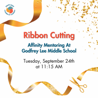 Ribbon Cutting with Affinity Mentoring at Godfrey Lee Middle School