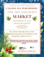 Holiday Market December 6th & 7th, 2025 - with decorated Christmas Tree Auction to benefit Broomfield FISH!