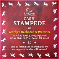 Cash Stampede - Yearby's Barbecue & Waterice