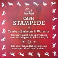 Cash Stampede at Yearby's Barbecue & Waterice