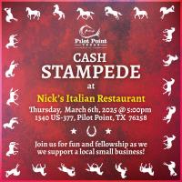 Cash Stampede - Nick's Italian Restaurant