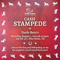 Cash Stampede at Uncle Betos Mexican Restaurant