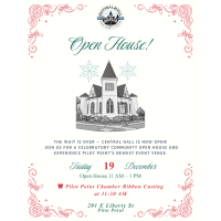 Ribbon Cutting - 1902 Central Hall Open House