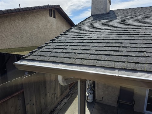 Gutters Installed with Gutter Guards 
