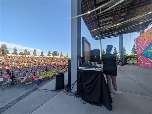 Sound for a full amphitheater audience