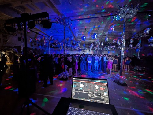 School dance DJ and lighting