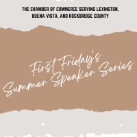 First Friday's Summer Speaker Series