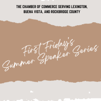 First Friday Summer Speaker Series