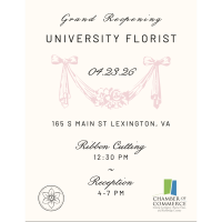Ribbon Cutting - University Florist