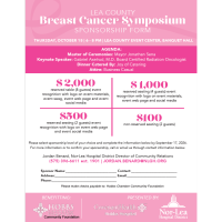 Lea County Breast Cancer Symposium