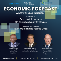 Economic Forecast: A Networking Luncheon Presented by Dominick Hardy, VP, Canadian Equity Strategies!