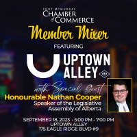Member Mixer Featuring Uptown Alley YMM with Special Guest Hon. Nathan Cooper