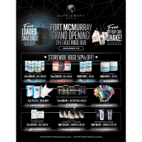 Grand Opening of SUPPLEMENT WORLD FORT MCMURRAY!