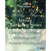 Live Wreath-Making Workshop with Annette Middlestead