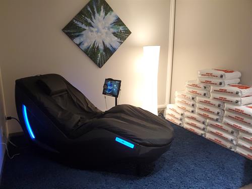Relax on our HydroMassage Chair