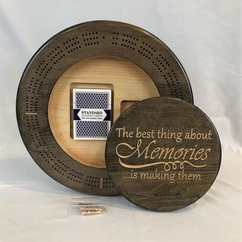 Memories Crib Board with Deck and Peg Storage