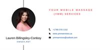 Your mobile massage (YMM) services - Fort mcmurray 