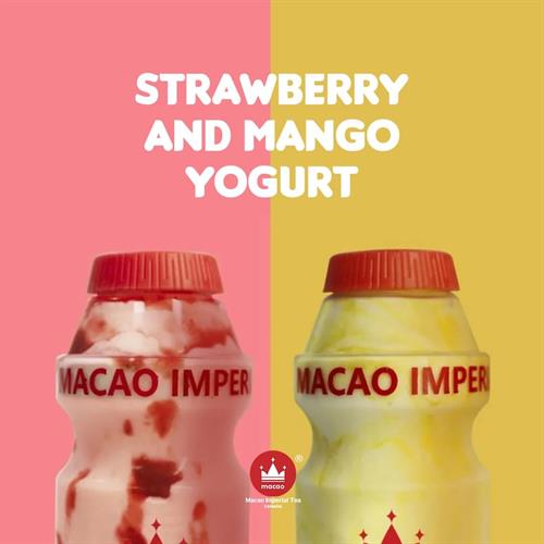 Mango Yogurt, Strawberry Yogurt