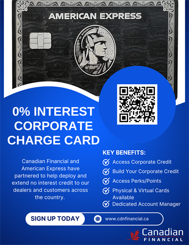 0% Interest Corporate Charge Card
