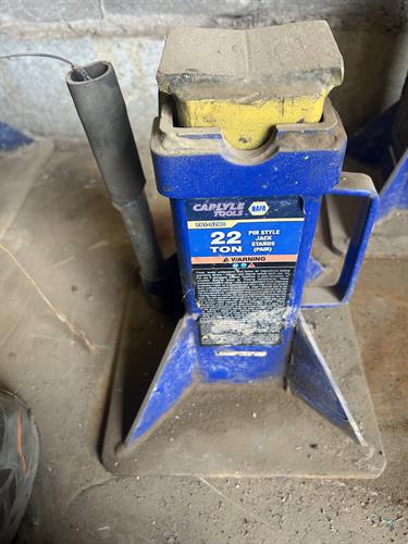 Yearly inspection of auto jacks.