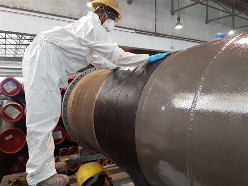 CarbonSeal Large diameter pipe repair 