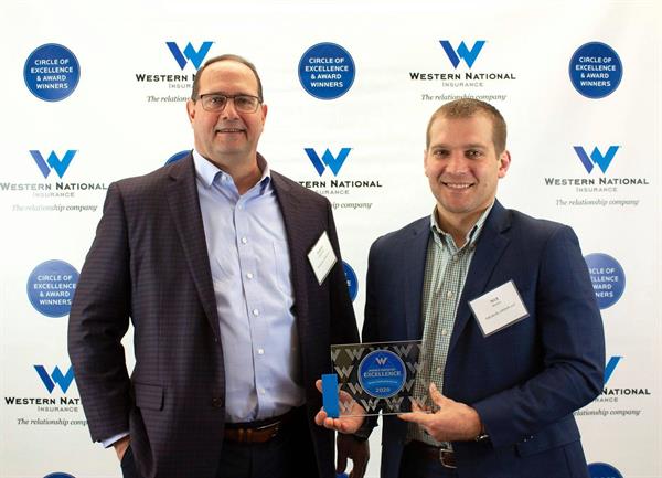 Named Circle of Excellence Agency by Western National Insurance Group.