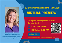 12-week Management Master Class VIRTUAL PREVIEW