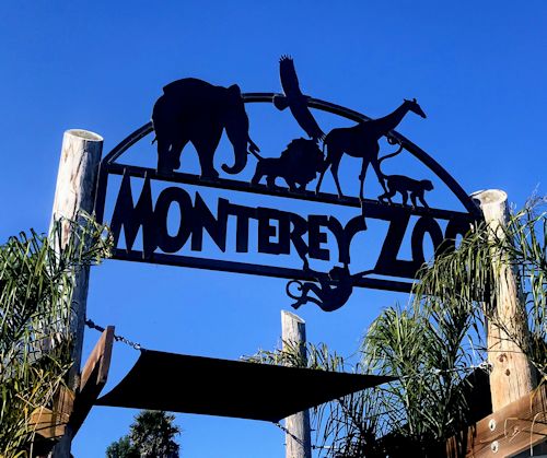 Monterey Zoo Lobby Sign